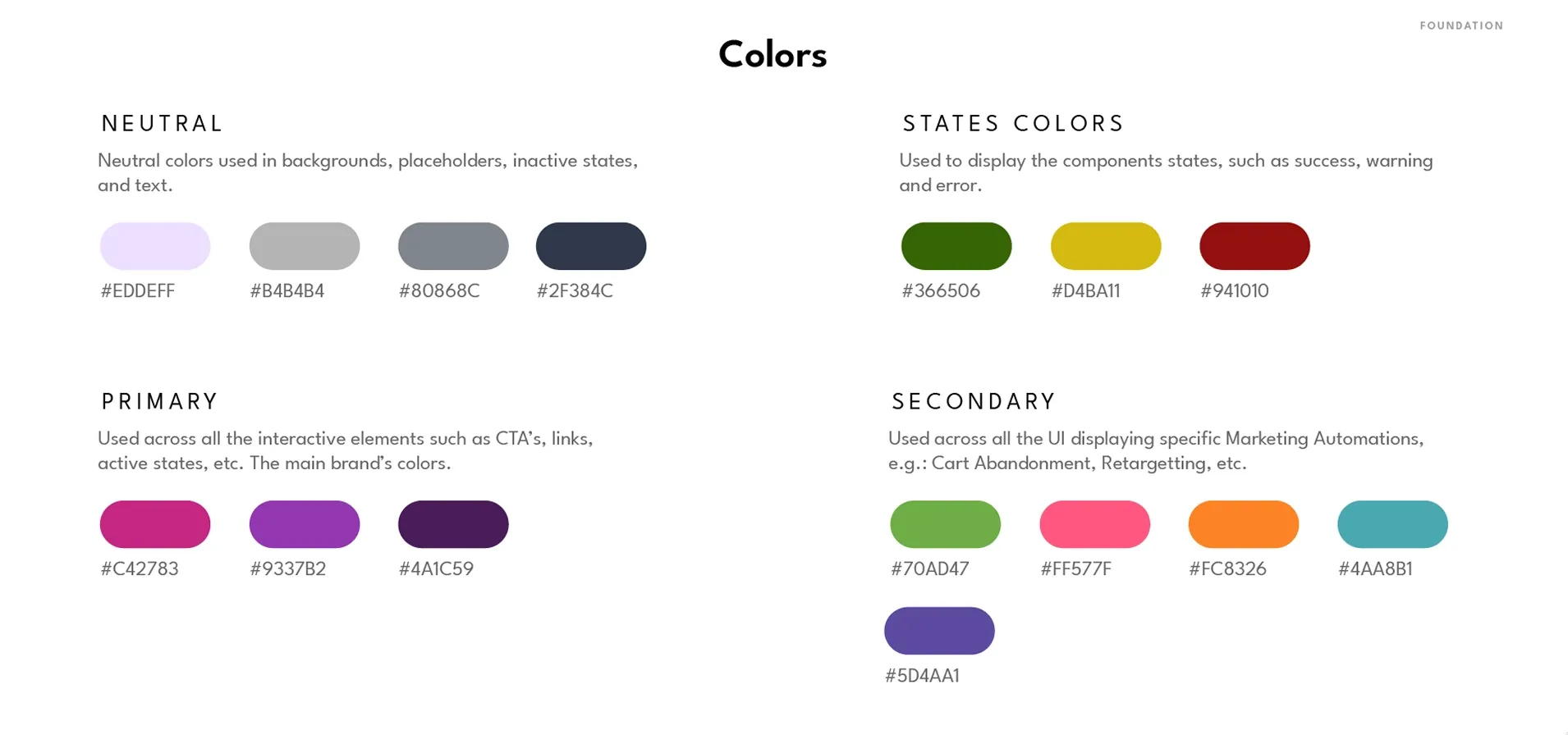 Foundation — Colors