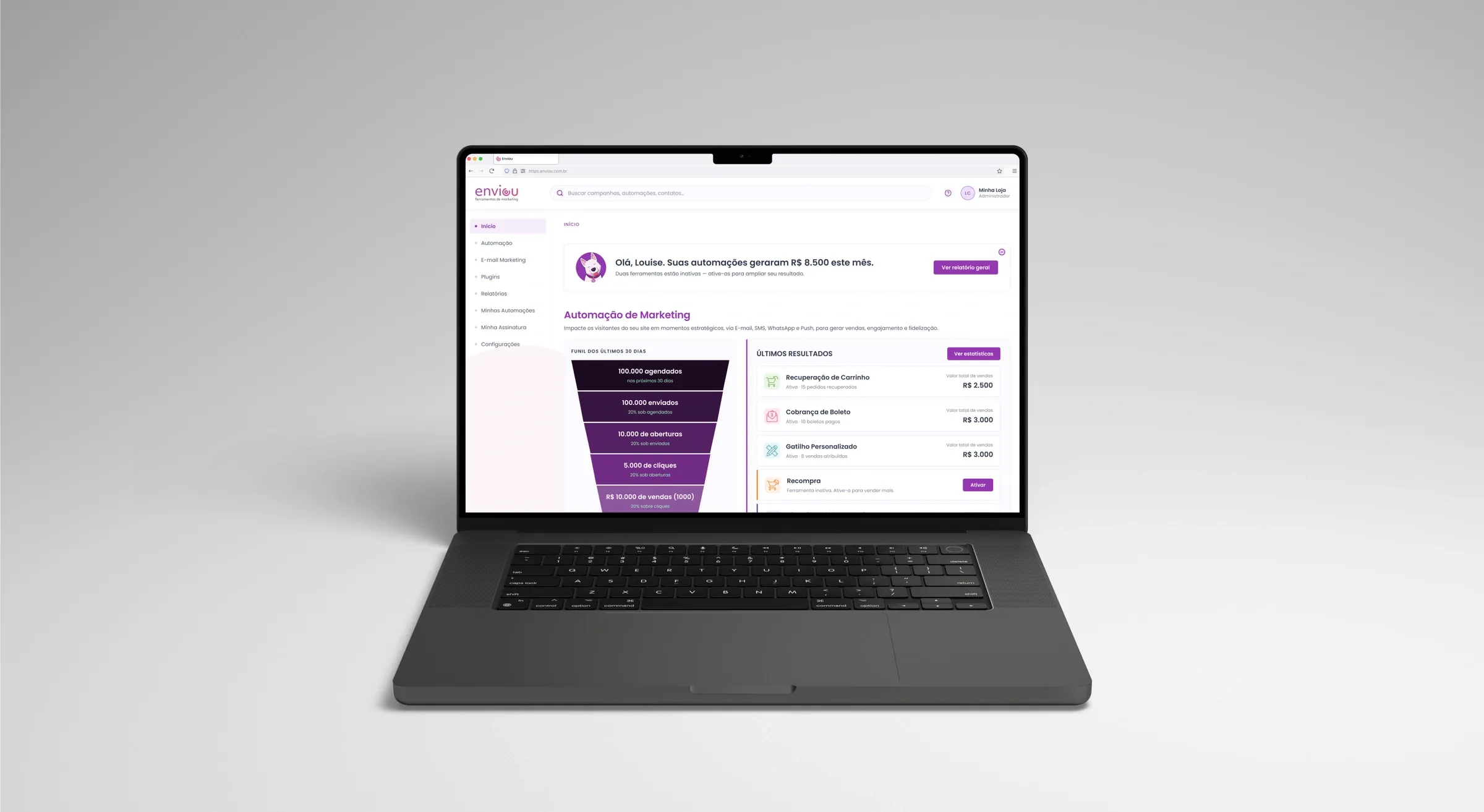 hero / redesigned Portal — automation dashboard