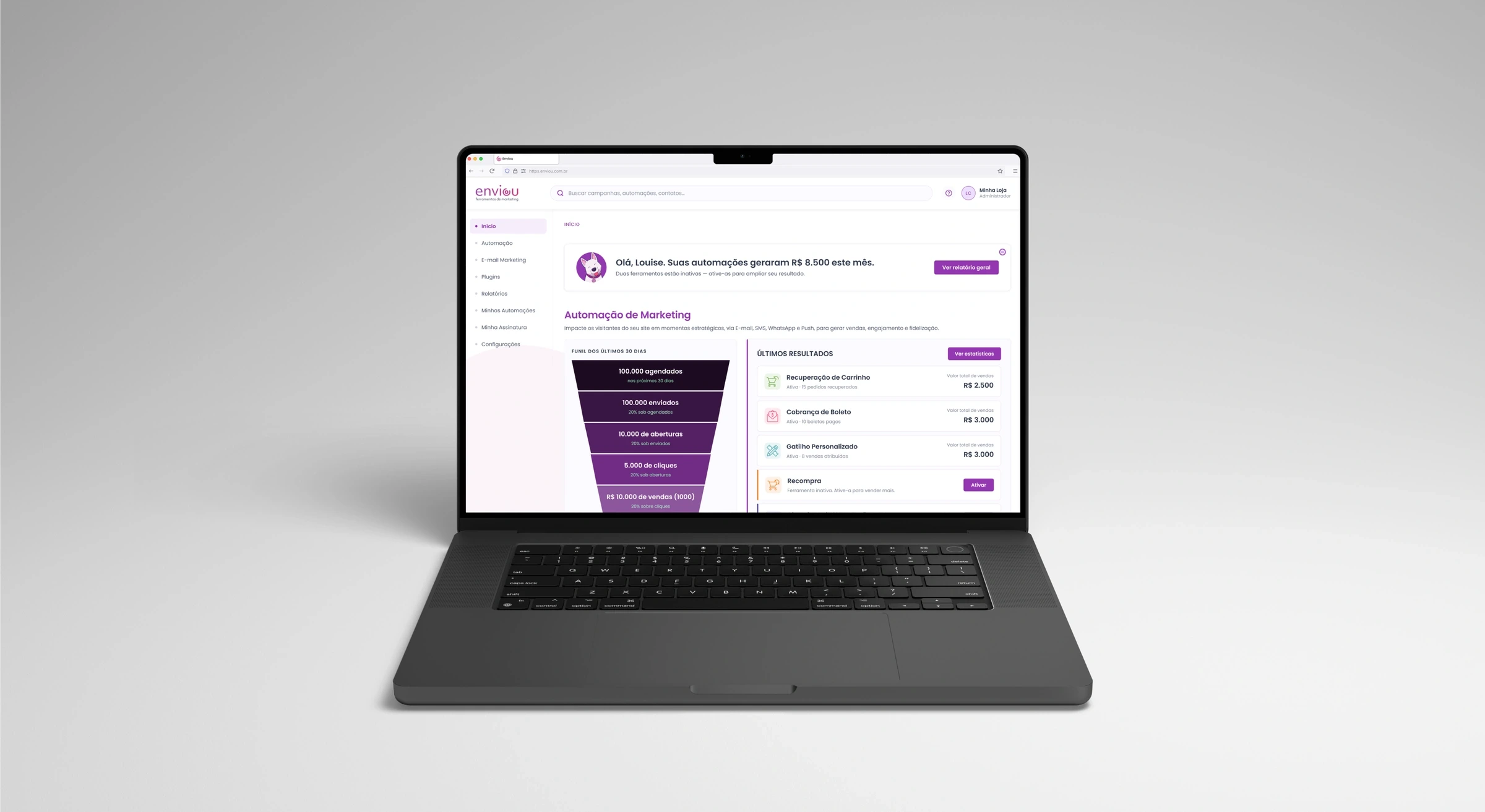 hero / redesigned Portal — automation dashboard
