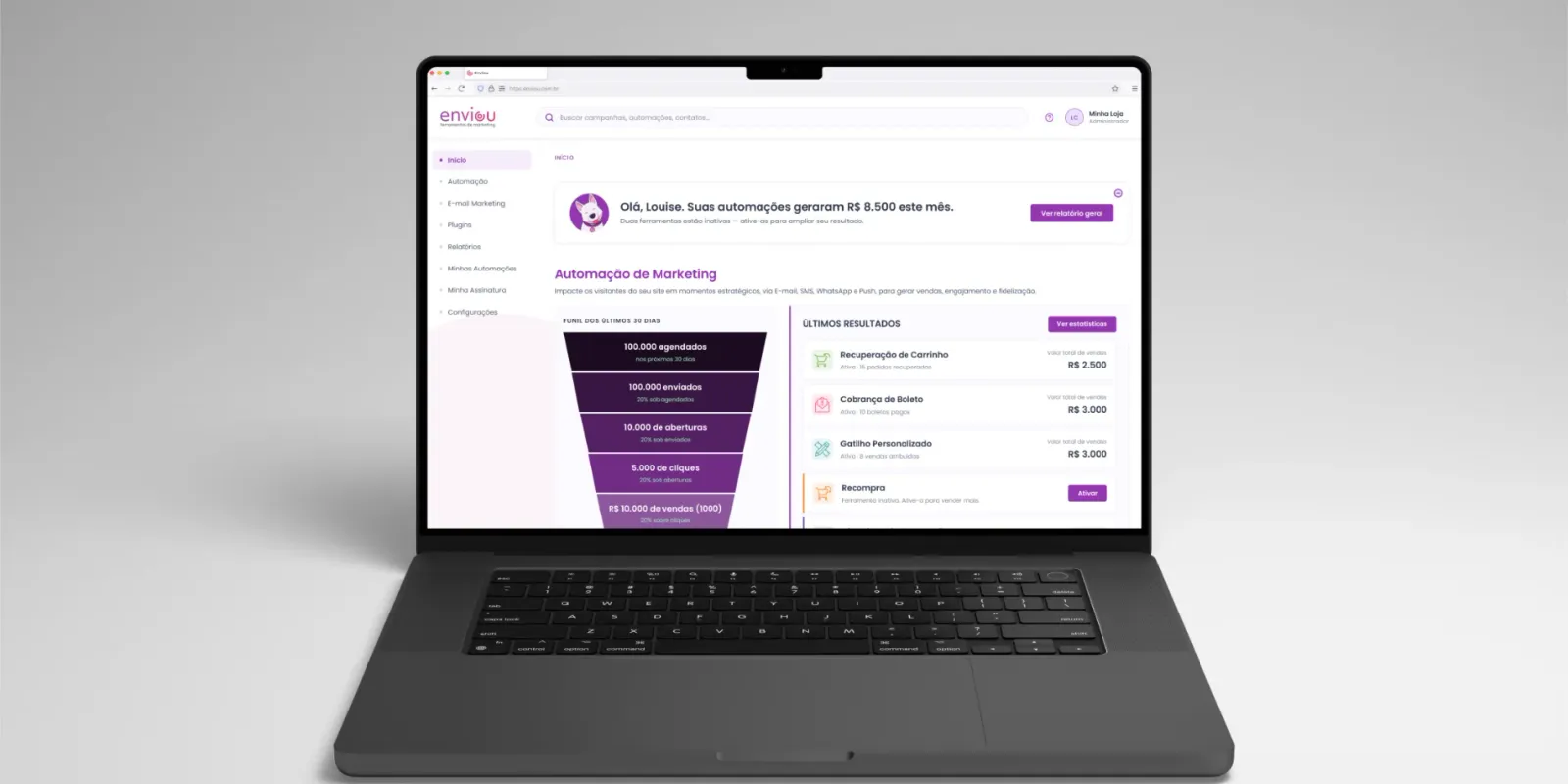 hero / redesigned Portal — automation dashboard